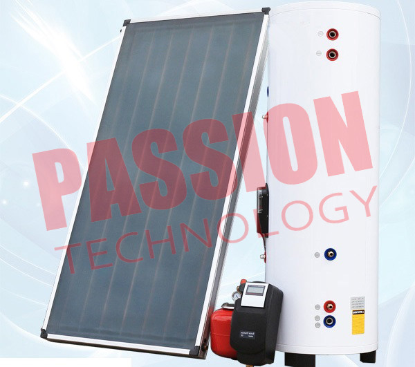 Quality Natural Circulation Split Solar Water Heater Flat Plate Copper Connection for sale