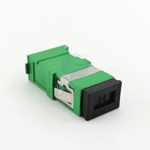 Buy cheap Green Shell Sc/apc Simplex Adapter Fiber Optic Adapter With Auto Shutter from wholesalers