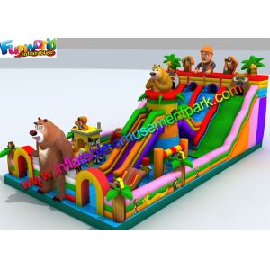 Buy cheap Giant Inflatable Theme Park , Amusement PVC Inflatable Fun Park from wholesalers