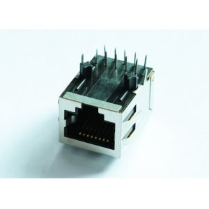 Buy cheap ARJ11F-MASF-AB-A-FL2 Tab Up Magnetic RJ45 Modular Jack , RJ45 With Shielded from wholesalers