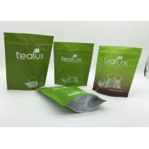 Buy cheap Custom Size / Logo Aluminum Foil Zipper Bag , Kraft Stand Up Resealable Food Packaging from wholesalers