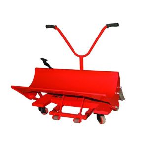 Hydraulic Textile Fabric Roll Doffing Trolley For Narrow Passage