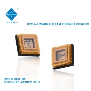 Buy cheap 0.5W 3.5x3.5MM SMD UVC LED Chip ICU Hospital Sterilization Air Water Purifier from wholesalers