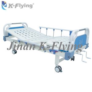 Buy cheap Movable ABS Bedhead Manual Hospital Nursing Bed 2 Cranks Foldable from wholesalers