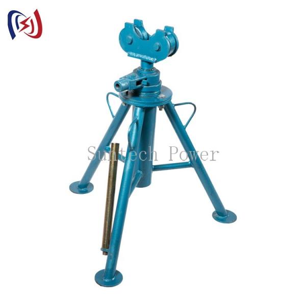 Quality Mechanical Cable Pulling Tools Adjustable 5T Cable Drum Jack Stands for sale