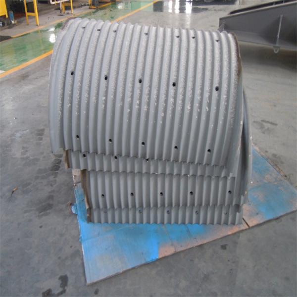 Wire Rope Winch Drum Grooved Lebus Sleeve Customizable Alloy Steel
