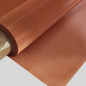 Buy cheap Red Copper Infused Fabric Woven Mesh 10 -180 Brass Wire Mesh from wholesalers