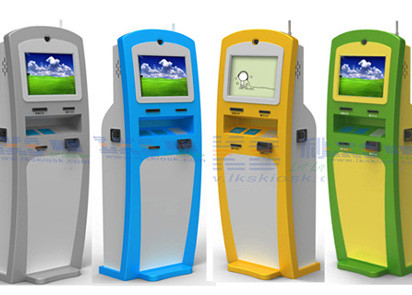 Buy cheap Free Standing Touch Screen Hotel Lobby Kiosk With Telephone from wholesalers