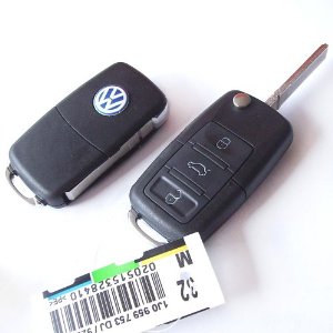 Buy cheap flexible and durable  volkswagen replacement folding keys with high rigidity from wholesalers