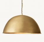 Buy cheap Nickel / Brass / Bronze Grand Dome Pendant Light Adjustable Height from wholesalers