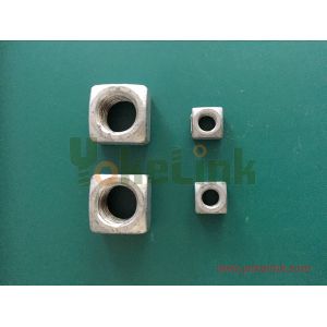 Buy cheap 1 1/2'' carbon steel big size square nut from wholesalers