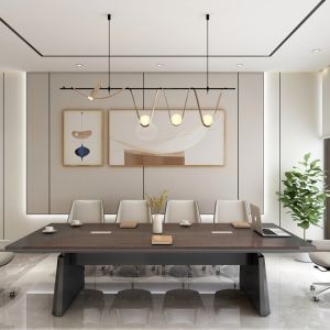 Buy cheap Advanced Nordic minimalism, high-end long table business reception, modern design negotiation table, office conference table from wholesalers