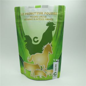 China Resealable Plastic Pouches Packaging , Zipper Pet Food Bag For Animal Supplement on sale