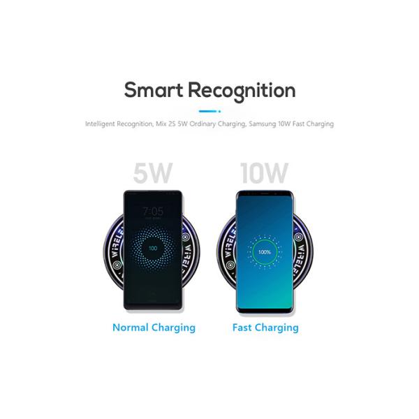 Quality Fantasy Aluminum 10W QI Wireless Magic Array Charger for sale