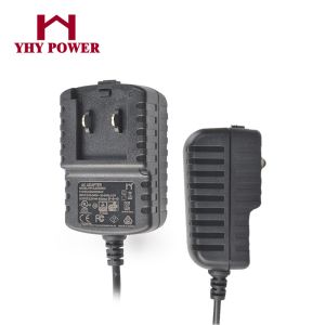 12v Dc 500ma Interchangeable Plug Power Adapter Wall Plug Type For Led Driver