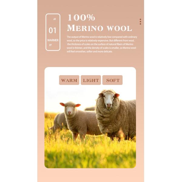 4/8NM Soft Light Warm Spray Dyed Merino Wool For Hand Knitting Sweater Baby Blanket Scarf