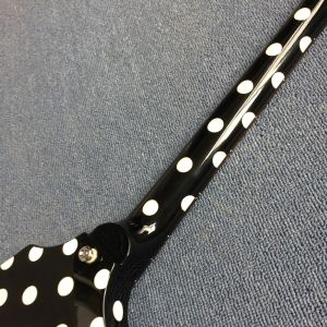 Buy cheap High-quality custom V style electric guitar, rosewood fingerboard ,Black and white color, Chrome hardware from wholesalers