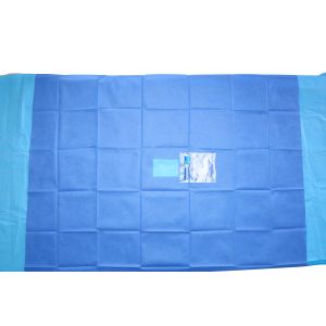 Buy cheap Eye Surgery SMMS Sterile Fenestrated Drape Surgical Drape Material from wholesalers