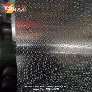China 6.5mm Aluminum Checkered Plate 5 Bar Diamond Plate Sheets on sale