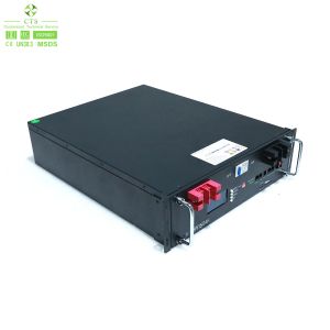 CTS rechargeable lithium ion battery 48V 150Ah 3U serve rack lifepo4 energy