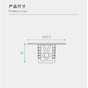 Buy cheap Concealed Metal ABS Furniture Shelf Pegs Innovative Flat-Pack Furniture Fittings For Seamless Assembly from wholesalers