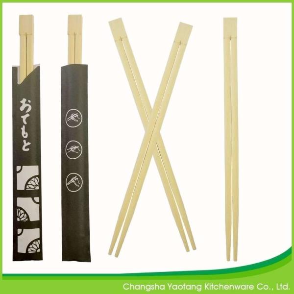 Quality Environmentally Friendly Disposable Bamboo Chopsticks Smooth 24cm Without Glare for sale