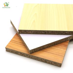 Buy cheap Eco Friendly 18mm Prefinished Melamine Chipboard , Melamine Coated Particleboard product