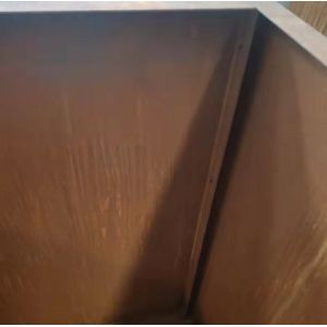 Buy cheap 72" modern outdoor tree planters corten steel knocked down pot customized giant from wholesalers