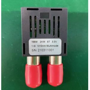 Buy cheap 1X9 155M Dual Fiber Multimode 1310nm 2km ST Optical Module from wholesalers