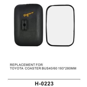 Buy cheap Black Car Mirror Replacement Plastic Cover With Glass Face 193 X 280 Mm from wholesalers