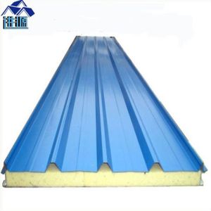 China good thermal insulation PU roof sandwich panel for clean room and cold storage on sale