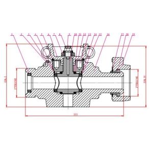 Buy cheap Blue High Pressure Wellhead Valves For Oil Well Cementing Operation from wholesalers