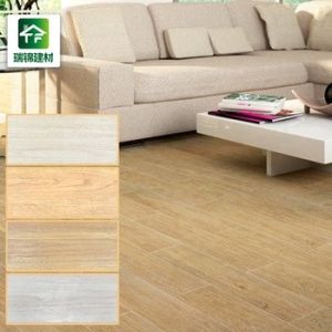 Buy cheap Plank Style Hardwood Looking Tile Flooring 150 X 1200 ISO9001 Certification from wholesalers
