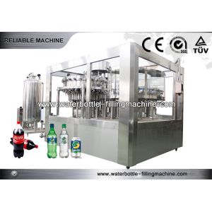 Buy cheap Easy Carbonated Beverage Bottling Equipment Automatic Rinsing Filling Capping Machine from wholesalers