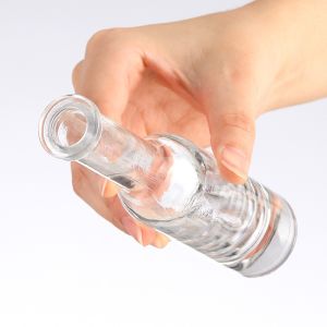 Clear Glass Collar Top Selling Wine Organic Bottle for Clients' Specific