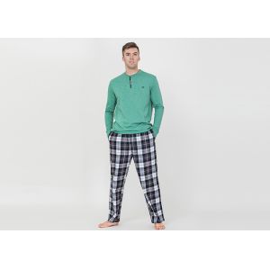 Buy cheap Spring Autumn Mens Luxury Sleepwear Functional Placket Side Pockets Design from wholesalers