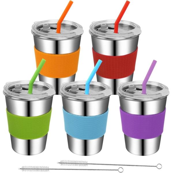 Stainless Steel Children Smoothie Drinking Sippy Cups Electric Hot Water Cup with Break Resistant Feature