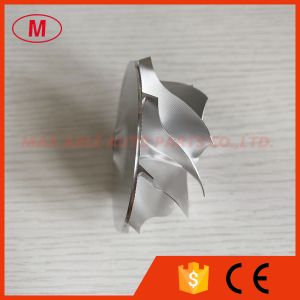 Buy cheap custom reverse 56.00/68.01mm 9+0 blades Point Milling,Snake Curve, Performance Turbo milling/billet compressor wheel from wholesalers