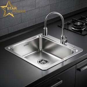 304 Thickened Handmade Sink Kitchenware Smooth Surface Easy To Clean