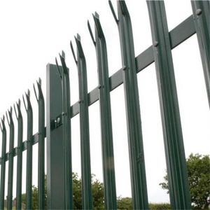 ISO9001 6ft Palisade Security Fence Powder Coated Easily Assembled
