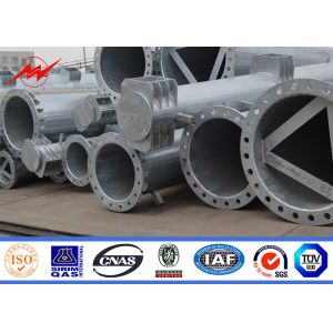 Buy cheap 90ft 100ft 110ft Power Distribution Poles With Galvaniztion from wholesalers