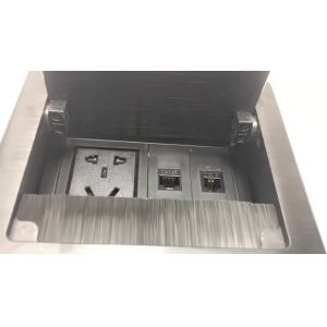 Buy cheap Embedded conference multi-function interface aluminum electric desk socket box from wholesalers