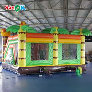 Buy cheap Commercial PVC Bounce House Jumping Bouncy Castle Inflatable Bouncer With Slide from wholesalers