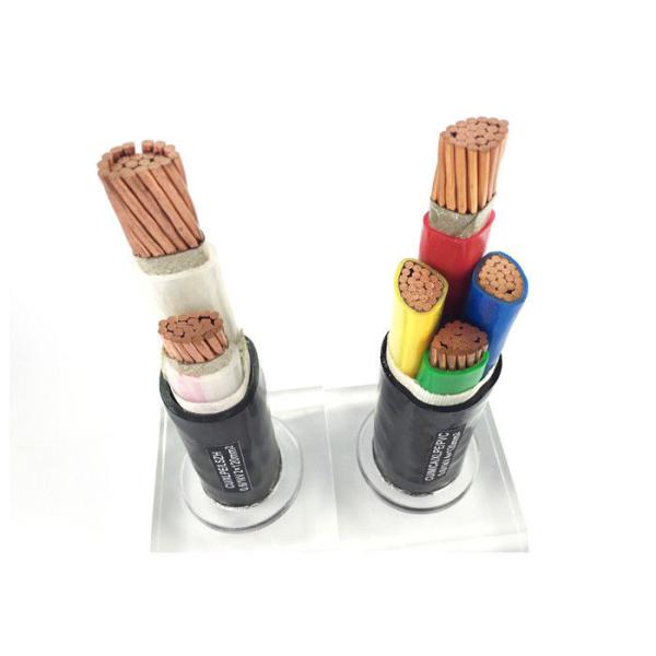 IEC 60502-1 Unarmoured 2 Core Power Cable , PVC Sheathed Power Cable Cu -