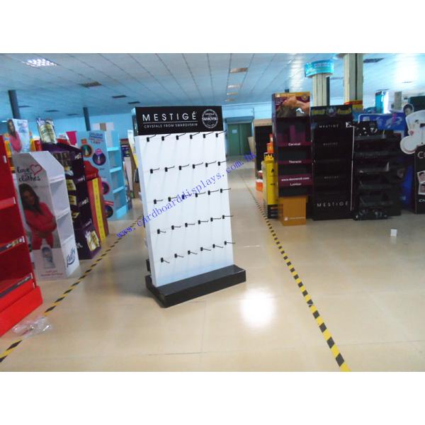 Buy cheap Custom display stand with hooks and 4C printing manufacture from wholesalers