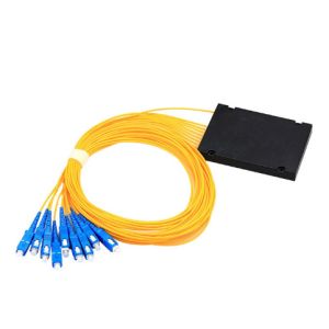 1*4 1*8 ABS Box Type Fiber Optic PLC Splitter With SC/APC Connector