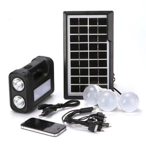 China Lithium Battery Solar Lighting System With Bulbs Home Solar Light kit on sale