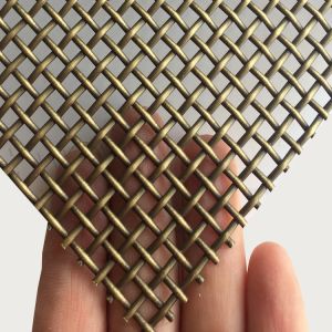 Buy cheap Elegant Stainless Steel Woven Wire Mesh For Cabinet ISO9001 Certified from wholesalers