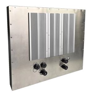 Buy cheap 15" Pure Flat Stainless Steel Industrial Touch Screen PC Resistive Capacitive HMI Linux from wholesalers