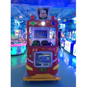 Buy cheap Coin Operated Children's Rides Amusement Fire Car Game Machine from wholesalers